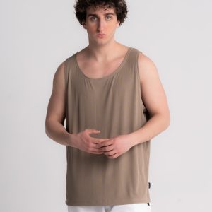 SAHARA BEIGE OVERSIZED TANK TOP
